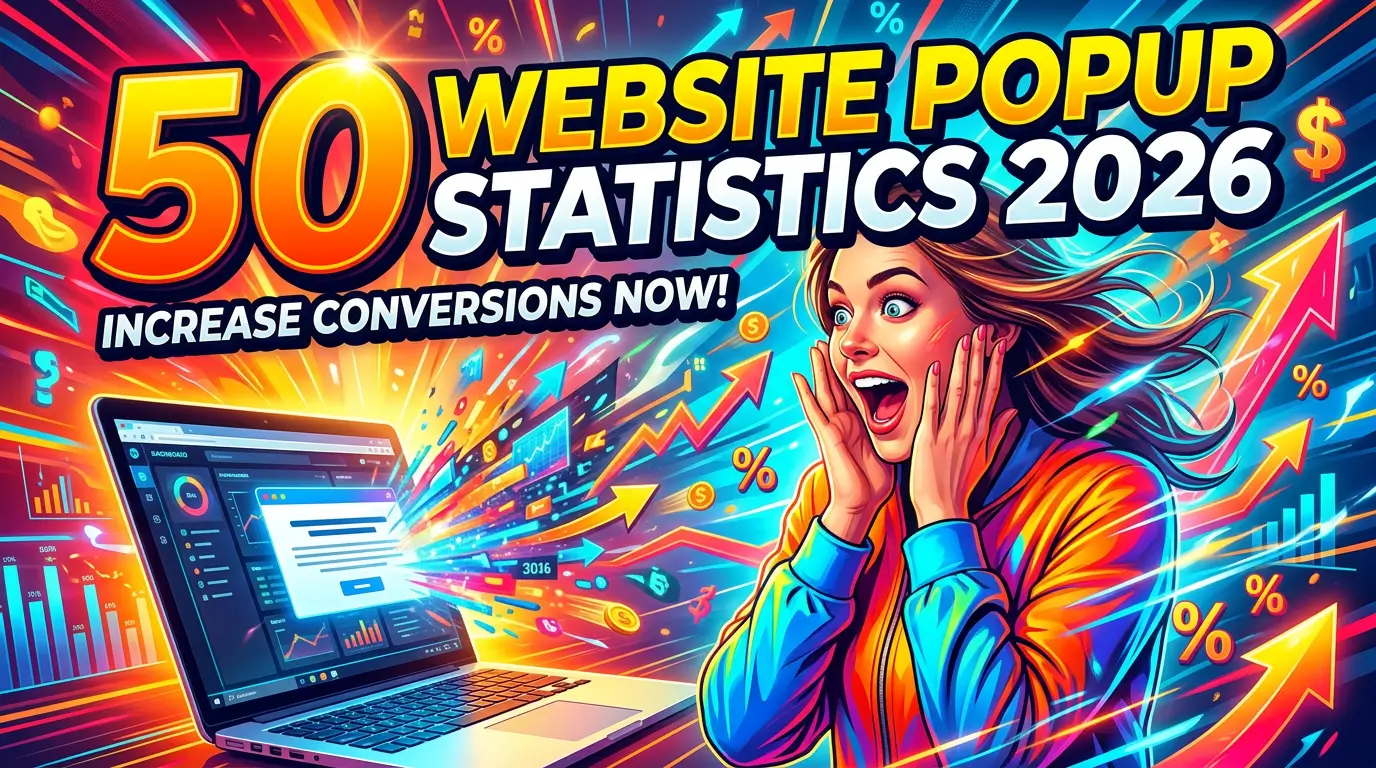50 Website Popup Statistics 2026: What Actually Converts (And What Kills Your SEO)