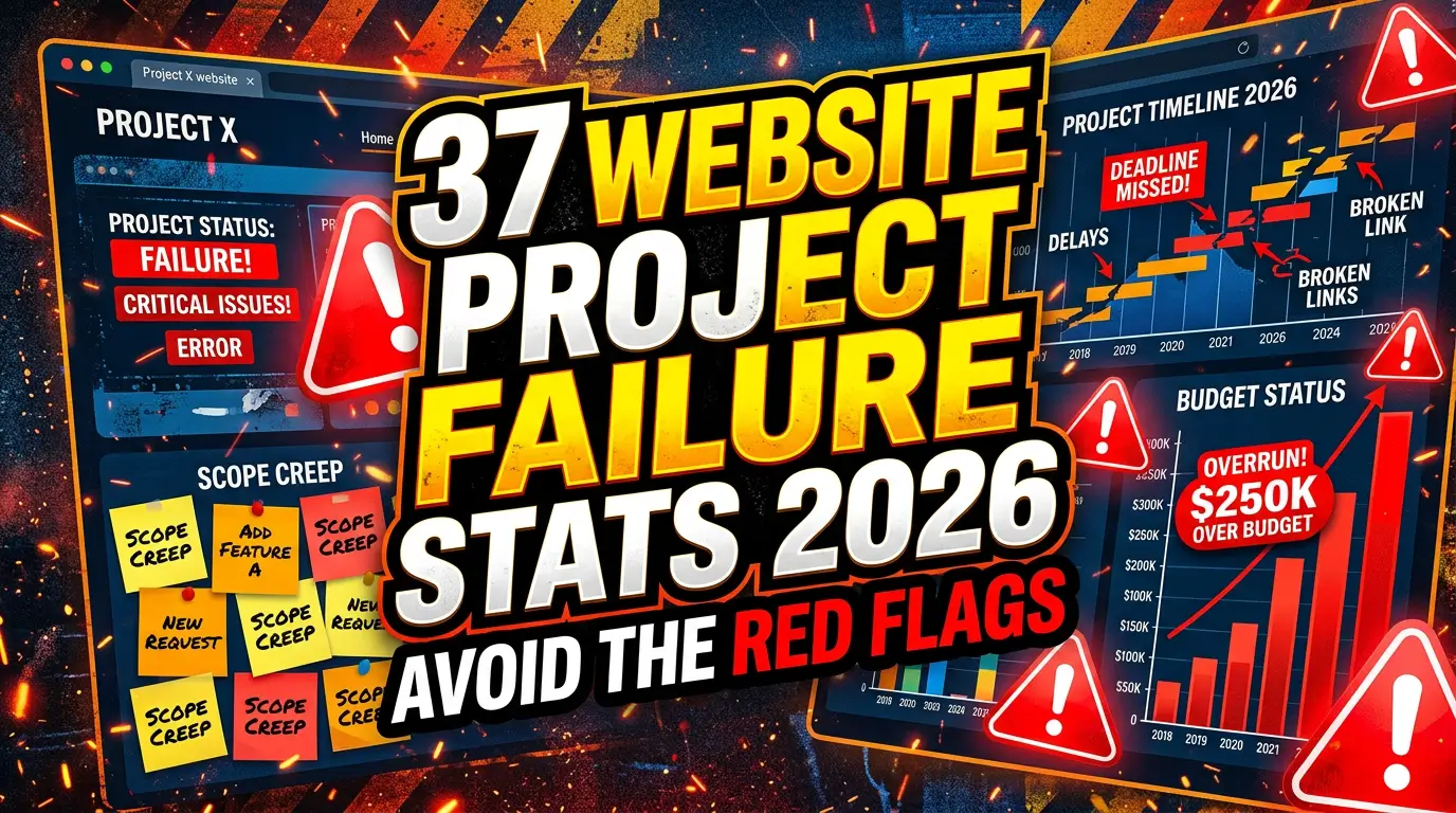 37 Website Project Failure Statistics for 2026