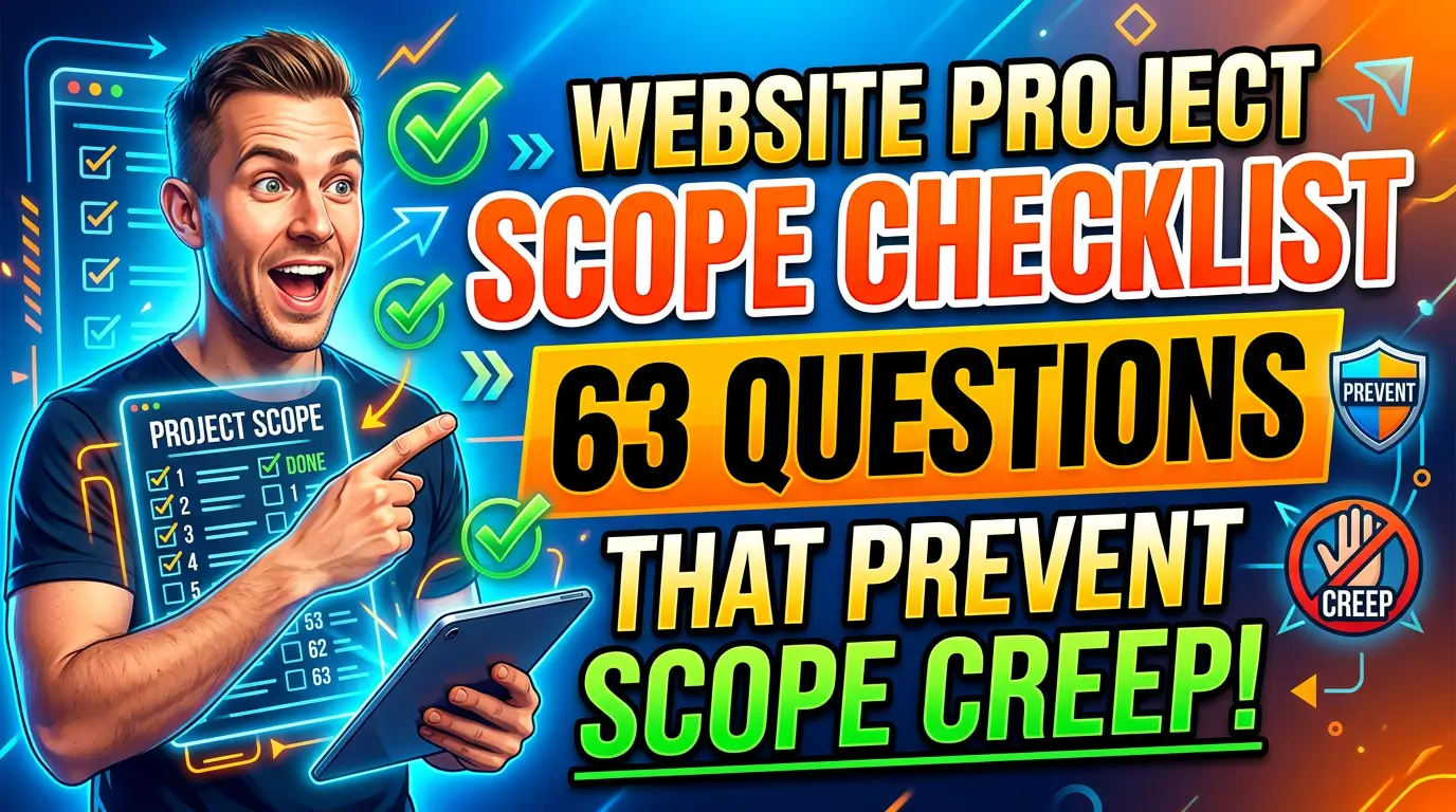 Website Project Scope Checklist: 63 Questions That Prevent Scope Creep