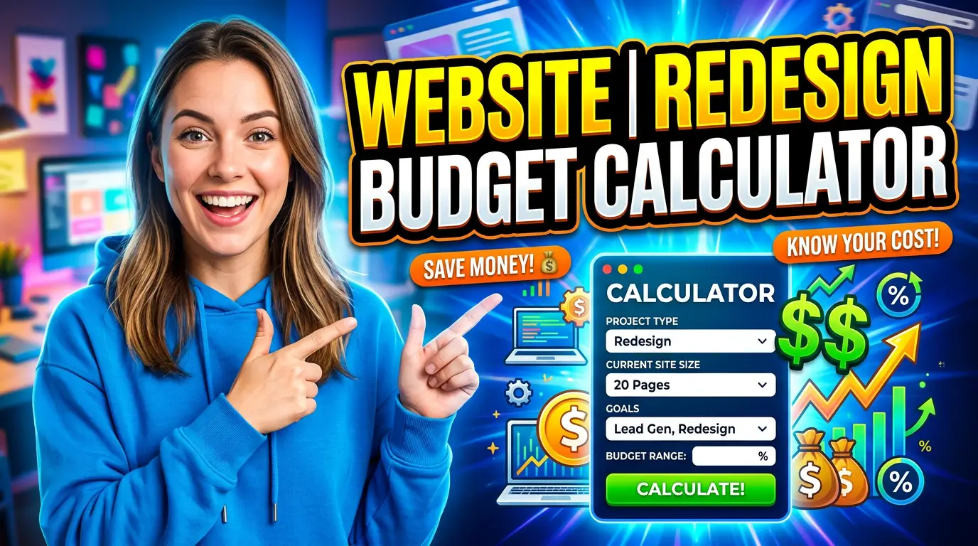 Website Redesign Budget Calculator: A 2026 Pricing Framework for Small Businesses