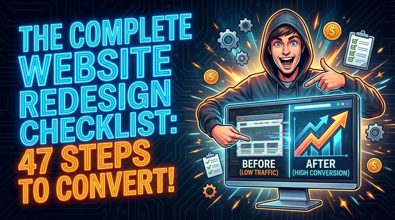 The Complete Website Redesign Checklist: 47 Steps to a Site That Actually Converts