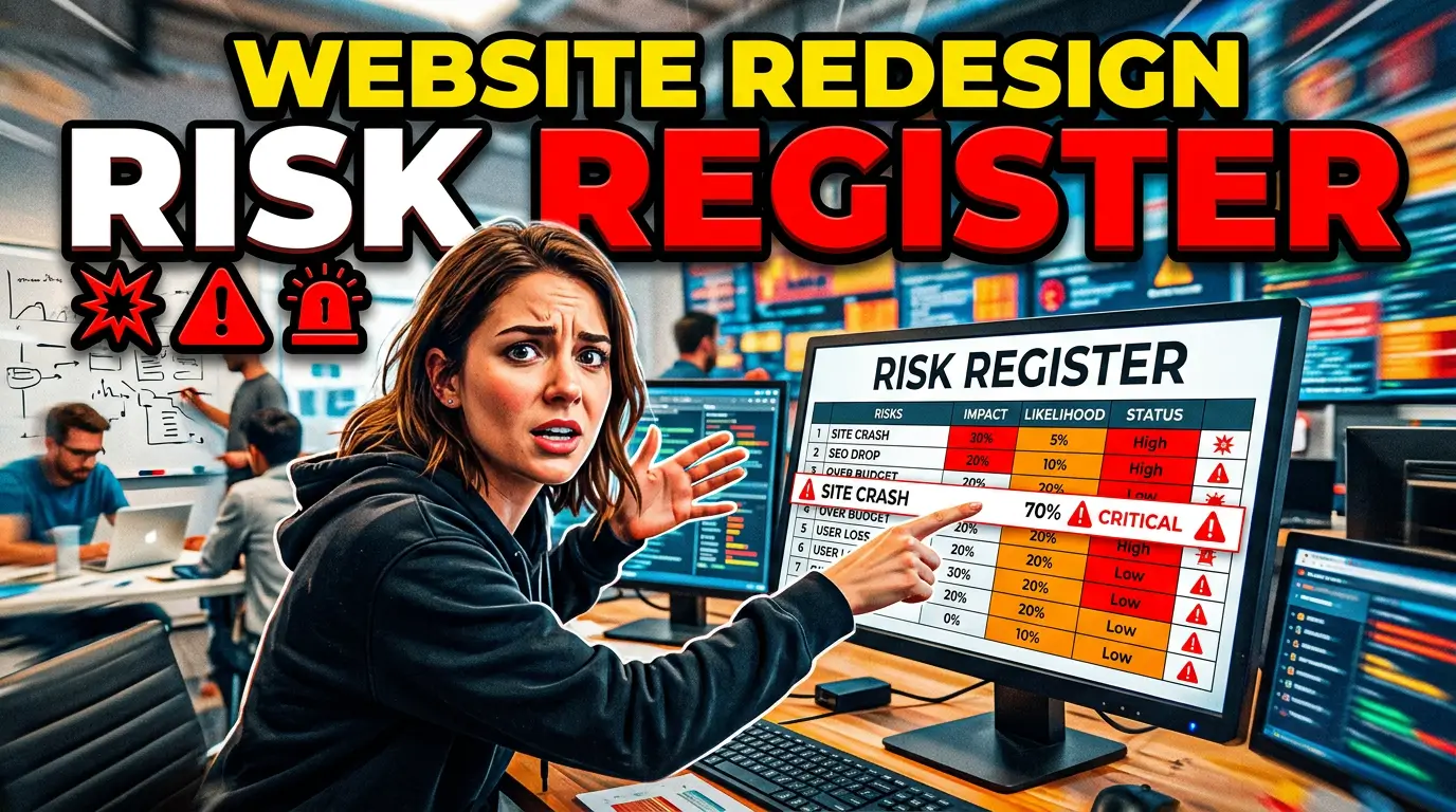 Website Redesign Risk Register: 47 Risks to Review Before You Rebuild