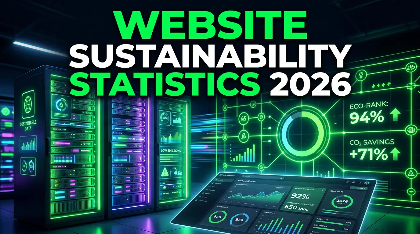 Website sustainability statistics 2026 with page weight and energy data