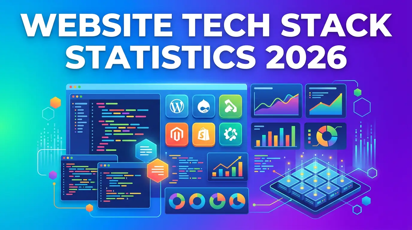 Website tech stacks are heavier, more automated, and more dependent on third parties than most owners realize. Here are the 2026 stats web teams should know.