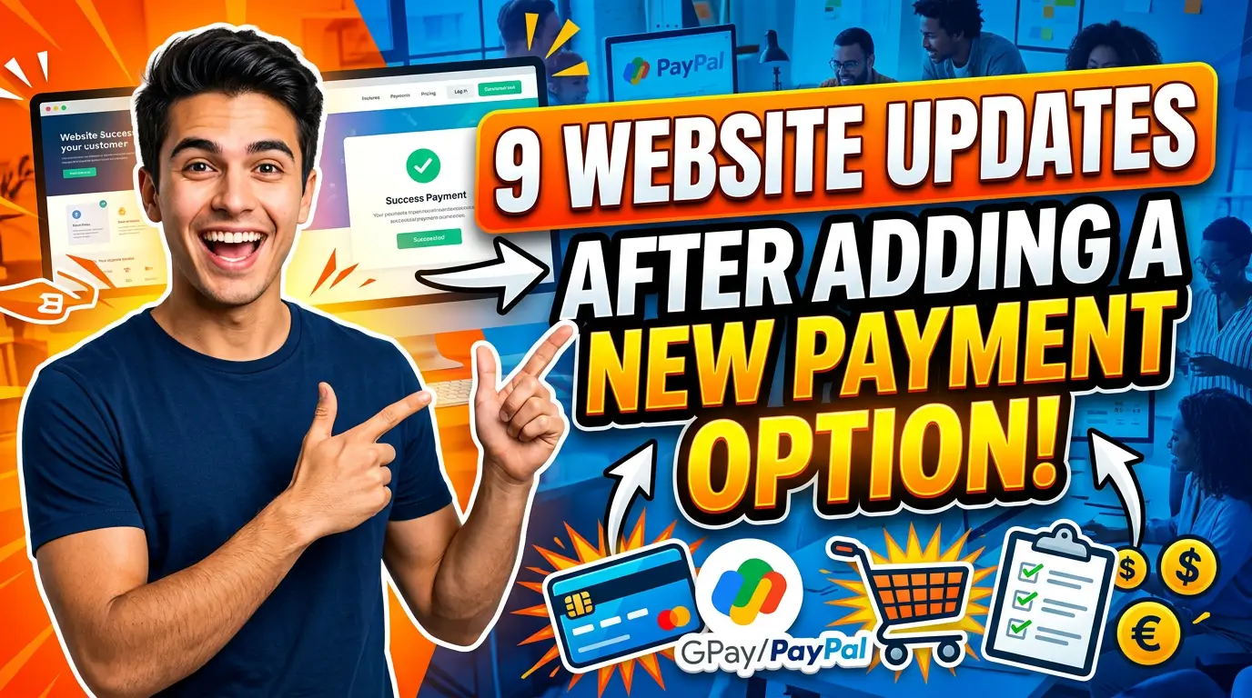9 Website Updates to Make After Adding a New Payment Option