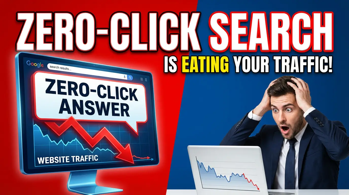 Nearly 60% of Google searches now end without a single click. Your website traffic is shrinking, but your opportunities aren't. Here's how smart businesses are adapting.